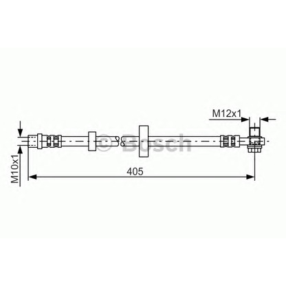 Фото Тормозной шланг BOSCH 1987481143