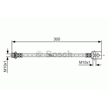 Фото Тормозной шланг BOSCH 1987481146