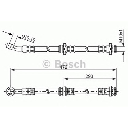 Foto Flessibile del freno BOSCH 1987481148