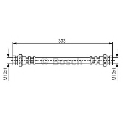 Фото Тормозной шланг BOSCH 1987481164