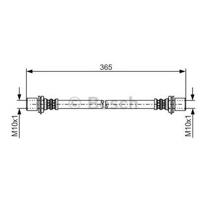 Фото Тормозной шланг BOSCH 1987481200