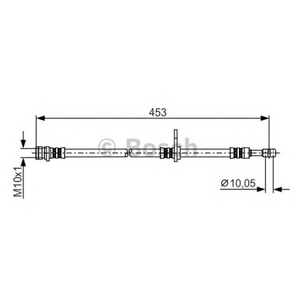 Фото Тормозной шланг BOSCH 1987481270