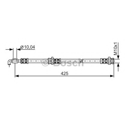 Photo Brake Hose BOSCH 1987481315