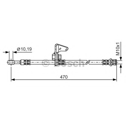 Photo Brake Hose BOSCH 1987481319