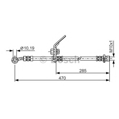 Фото Тормозной шланг BOSCH 1987481329