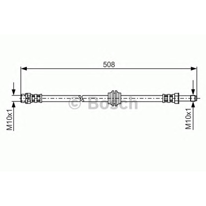 Фото Тормозной шланг BOSCH 1987481331