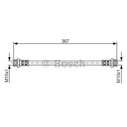 Фото Тормозной шланг BOSCH 1987481347