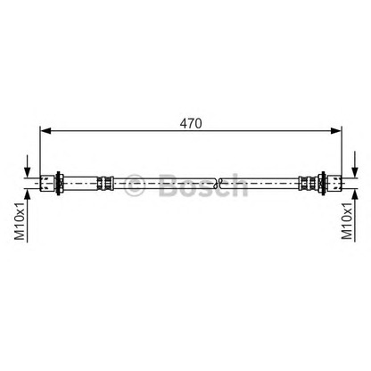 Photo Brake Hose BOSCH 1987481349