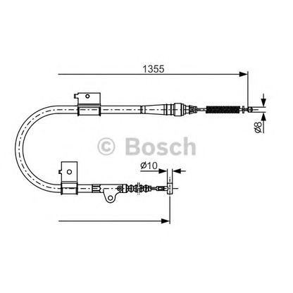 Foto Seilzug, Feststellbremse BOSCH 1987482152