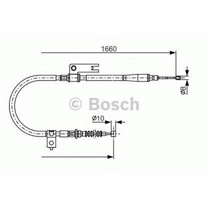 Foto Seilzug, Feststellbremse BOSCH 1987482153