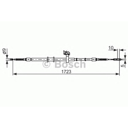 Foto Cable de accionamiento, freno de estacionamiento BOSCH 1987482269