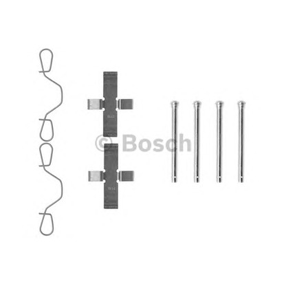 Foto Zubehörsatz, Scheibenbremsbelag BOSCH 1987474042