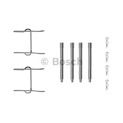 Photo Kit d'accessoires, plaquette de frein à disque BOSCH 1987474223