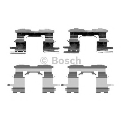 Foto Kit accessori, Pastiglia freno BOSCH 1987474407