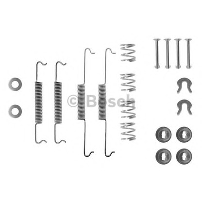 Фото Комплектующие, тормозная колодка BOSCH 1987475007