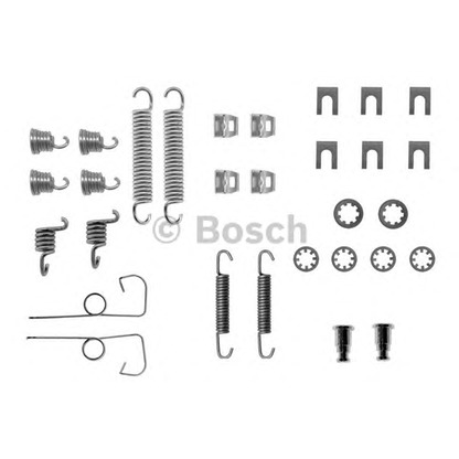 Photo Kit d'accessoires, mâchoire de frein BOSCH 1987475086