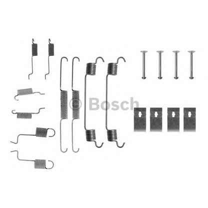 Photo Accessory Kit, brake shoes BOSCH 1987475123