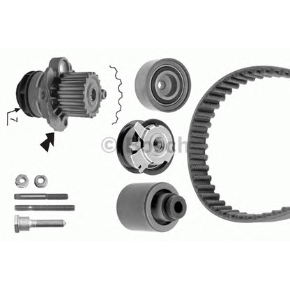 Photo Water Pump & Timing Belt Kit BOSCH 1987948882