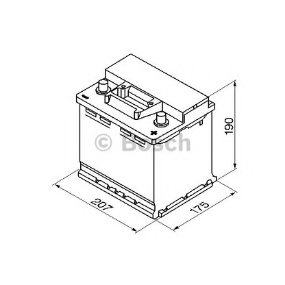 Foto Batteria avviamento; Batteria avviamento BOSCH 0092S30020