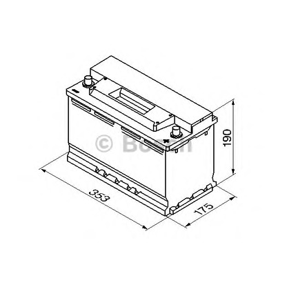 Foto Batteria avviamento; Batteria avviamento BOSCH 0092S30130