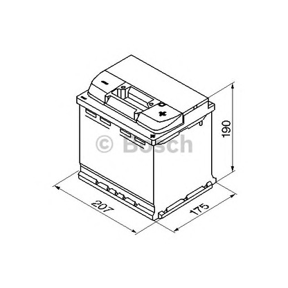 Photo Starter Battery; Starter Battery BOSCH 0092S40020