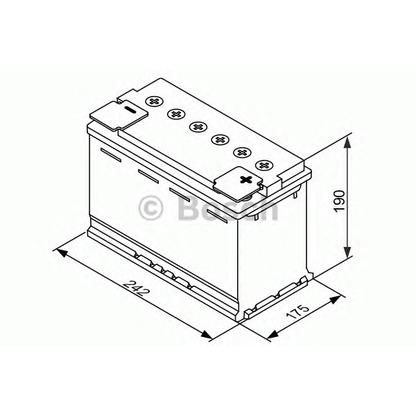 Foto Batería de arranque; Batería de arranque BOSCH 0092S60050