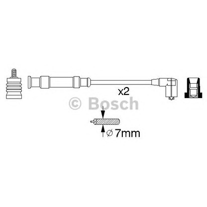 Foto Juego de cables de encendido BOSCH 0356912805