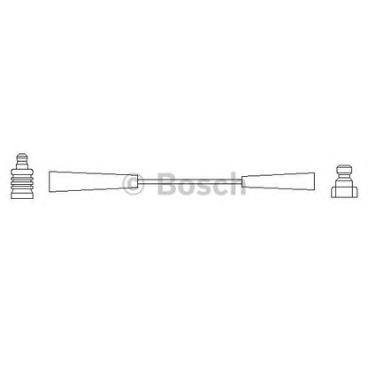 Фото Провод зажигания BOSCH 0986356058