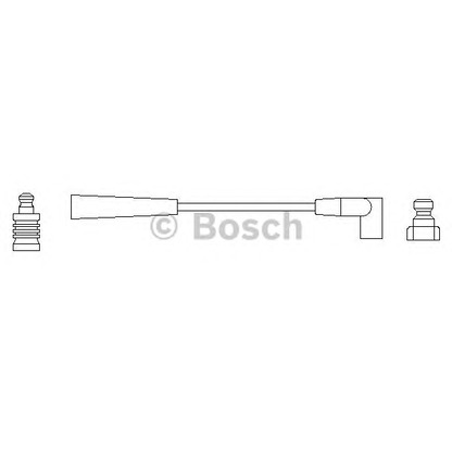 Фото Провод зажигания BOSCH 0986356121