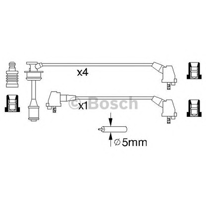 Foto Kit cavi accensione BOSCH 0986356930