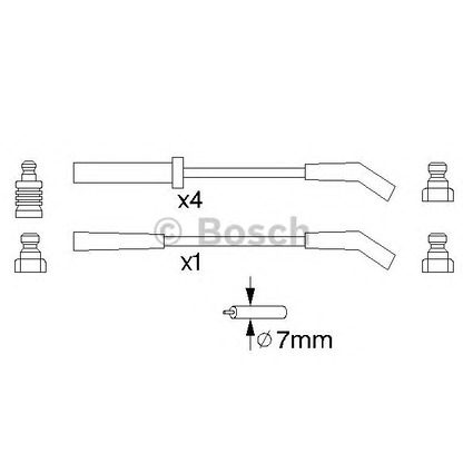 Foto Kit cavi accensione BOSCH 0986357123