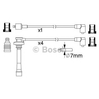 Foto Juego de cables de encendido BOSCH 0986357197