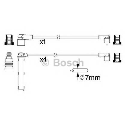 Photo Ignition Cable Kit BOSCH 0986357223