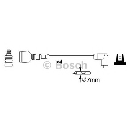 Foto Juego de cables de encendido BOSCH 0986357269