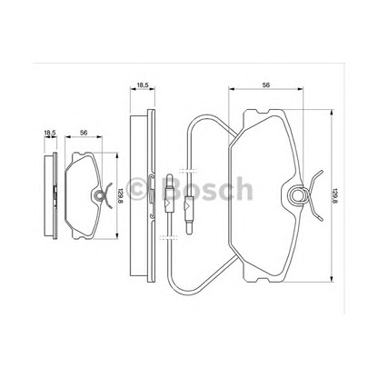 Photo Brake Disc BOSCH 0986469191