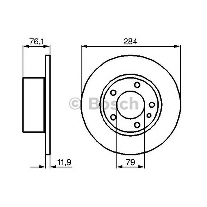 Фото Тормозной диск BOSCH 0986478037