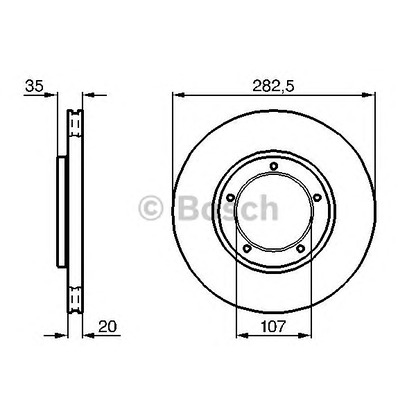 Фото Тормозной диск BOSCH 0986478098