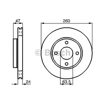 Photo Brake Disc BOSCH 0986478170