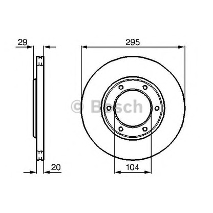 Photo Disque de frein BOSCH 0986478257