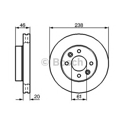 Фото Тормозной диск BOSCH 0986478275