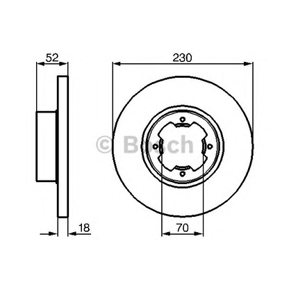 Photo Brake Disc BOSCH 0986478285