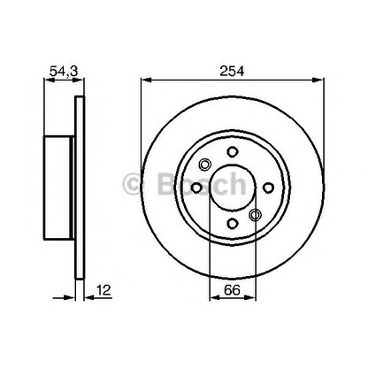 Photo Brake Disc BOSCH 0986478390