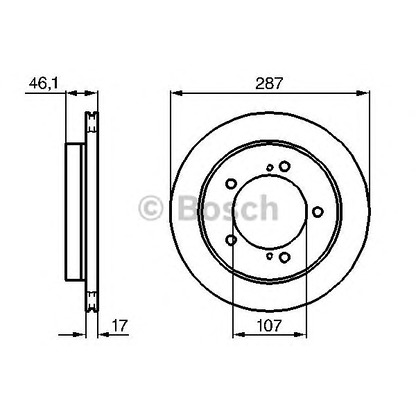 Фото Тормозной диск BOSCH 0986478422