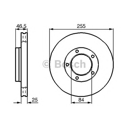 Photo Brake Disc BOSCH 0986478452