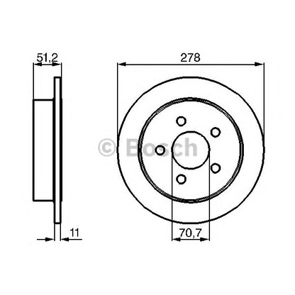 Photo Brake Disc BOSCH 0986478487