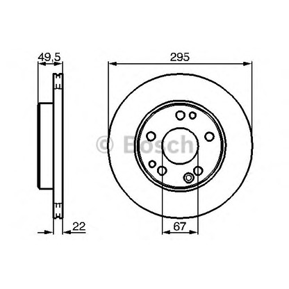 Photo Brake Disc BOSCH 0986478525