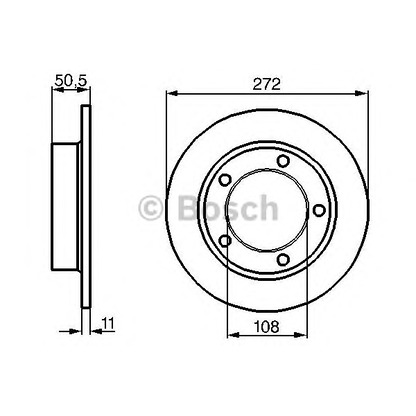 Фото Тормозной диск BOSCH 0986478746