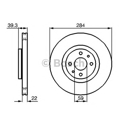 Фото Тормозной диск BOSCH 0986478786