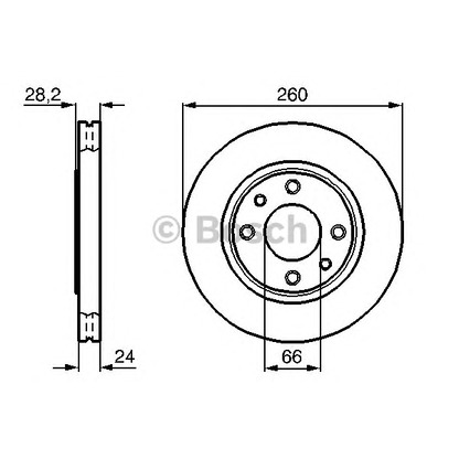 Photo Brake Disc BOSCH 0986478830