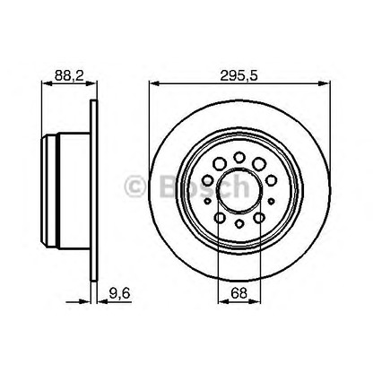 Photo Brake Disc BOSCH 0986478850